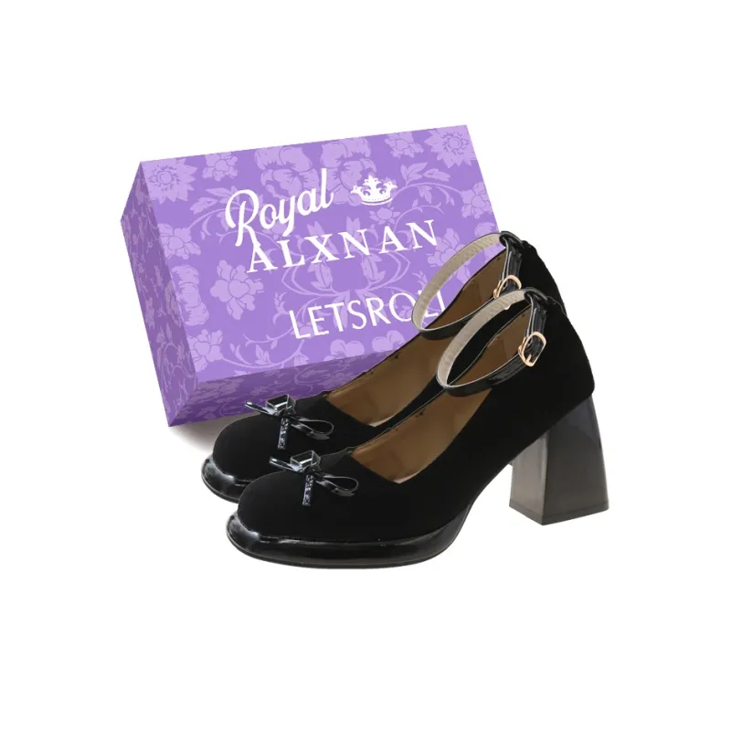 Alxnan Chunky Heel High Heels Women's-0