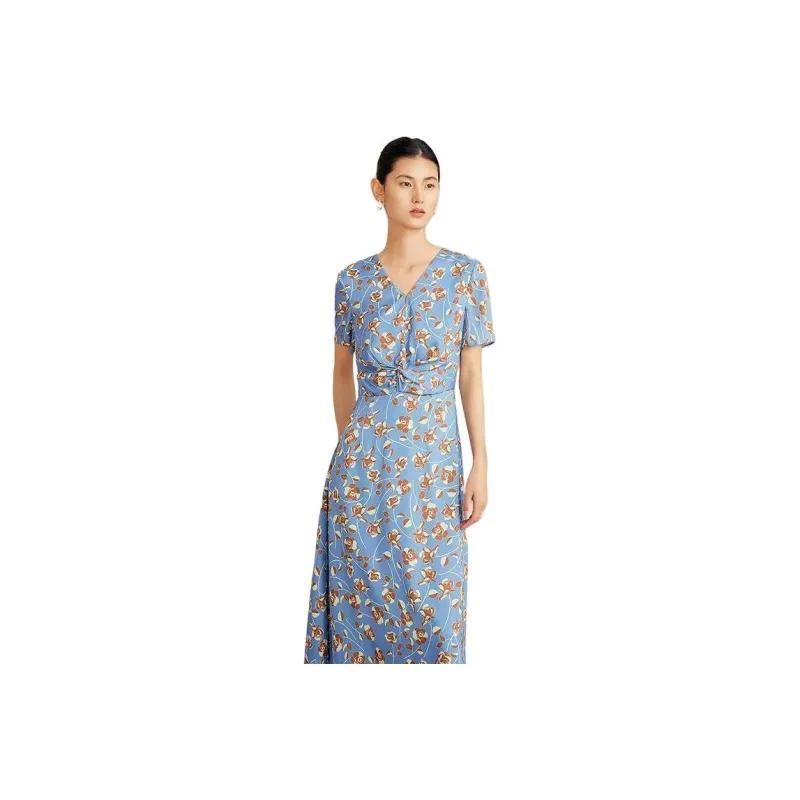 Yiner Short Sleeved Dress Women's-1