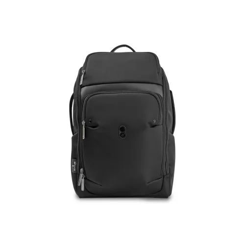 ECHOLAC Fabric Business Commute Backpack Tubas Men's Black
