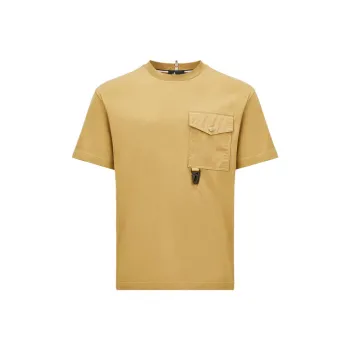 Moncler T Shirt Men's Ochre Yellow