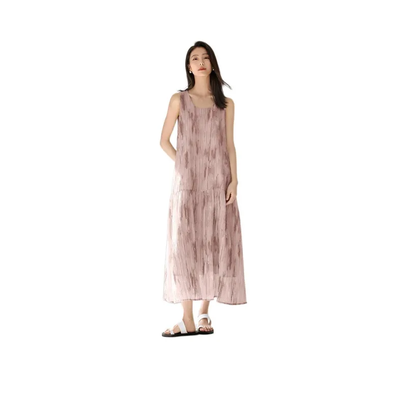 IHIMI Sleeveless Dresses Women's Misty Rain Pink-0