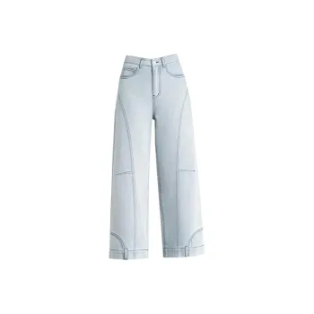 You cow me pants Jeans Women's White Blue
