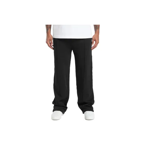 GYMSHARK Wide Leg Pants Casual Pants Men's Black