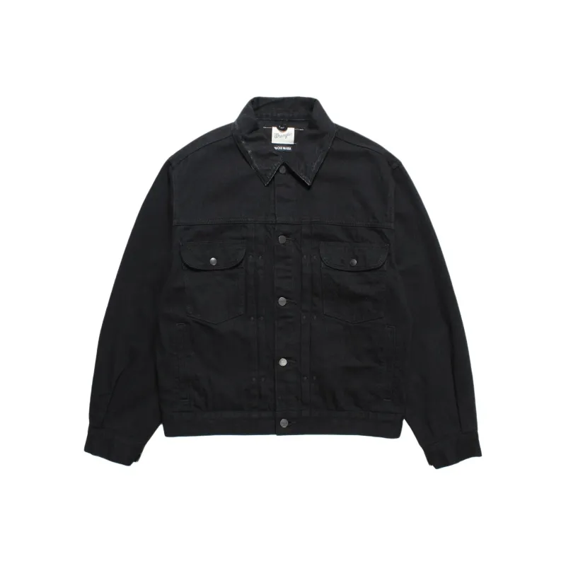 Wrangler X WACKO MARIA Wrangler Co branded Model Jackets Unisex Black-0
