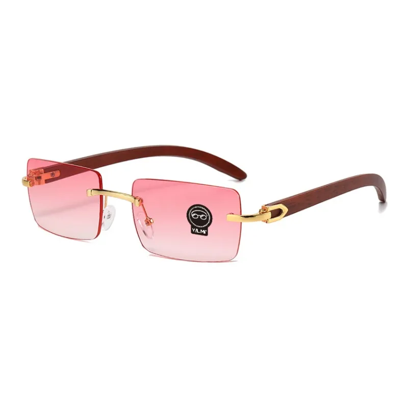 YALMY Metal Square Sunglasses Unisex-9