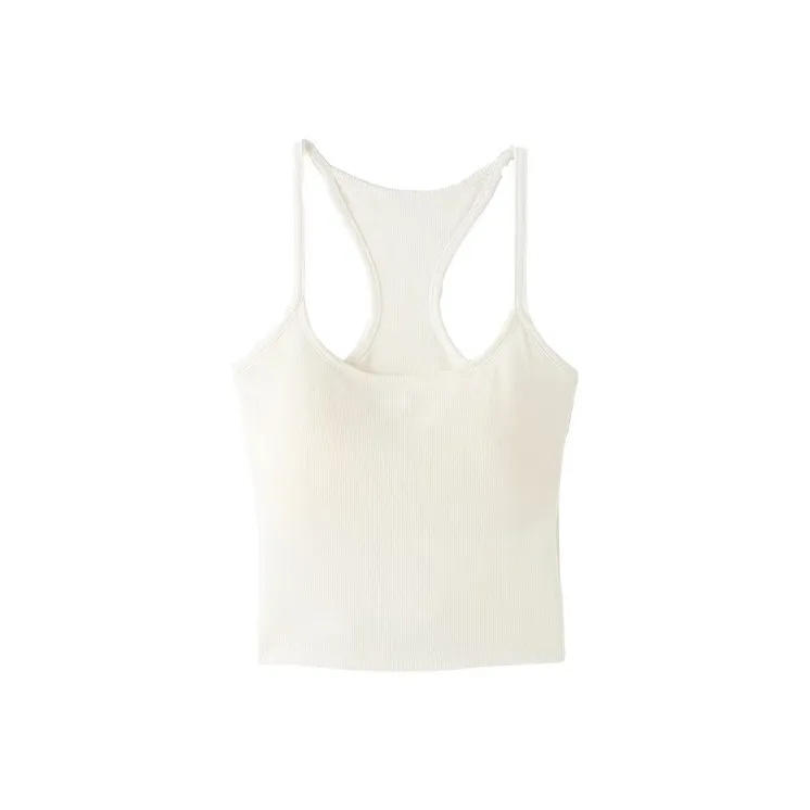 HEISU Tank Tops Women's White-0