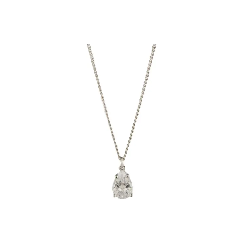 Givenchy Cubic Zirconia, Metal, Cubic Zirconia Necklaces Unisex Silver-0
