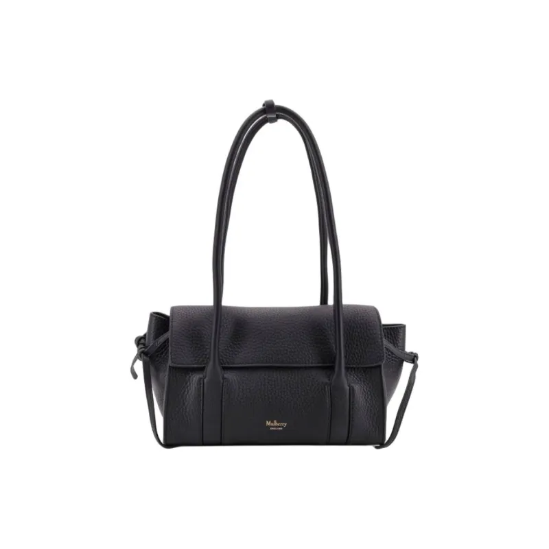 Mulberry Bayswater Cow Leather Handbag Mini Women's Black-0