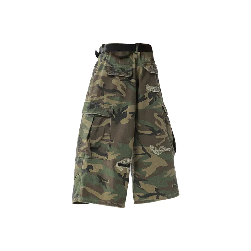 JASONWOOD Denim Shorts Unisex Camouflage-1
