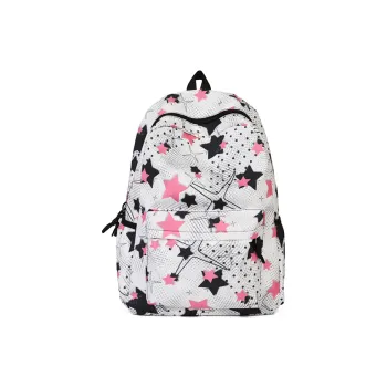 GEERDUN Nylon Backpack Unisex Pink/Yellow/Green/Blue/Black
