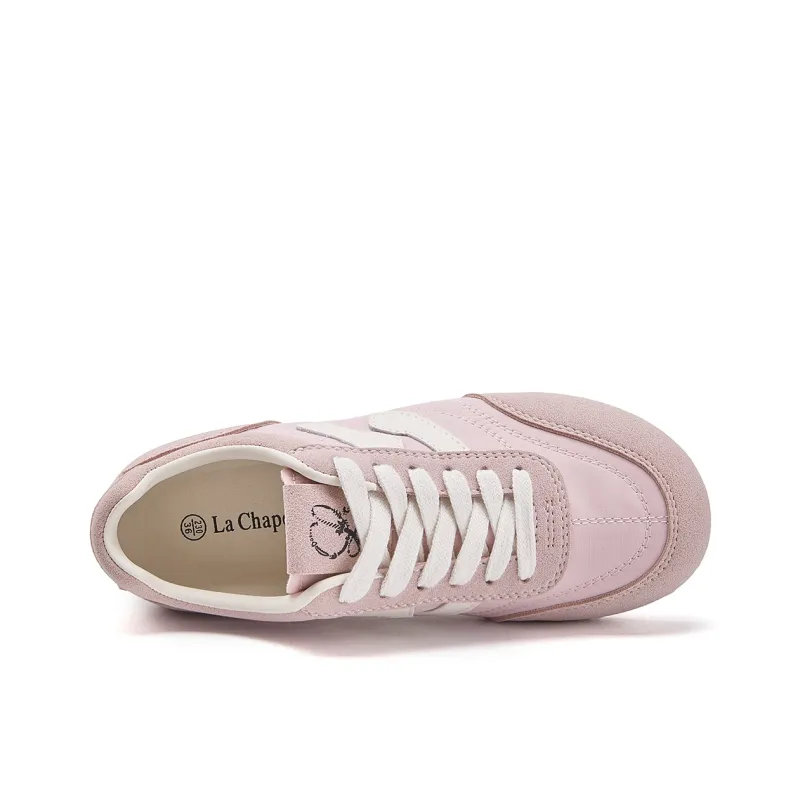 La Chapelle Low Top Skateboard Shoes Women's Pink-3