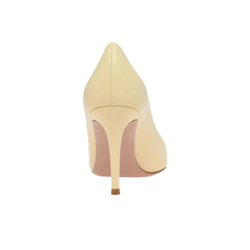 GIANVITO ROSSI Gianvito Slim Heel High Heels 8.5cm Women's Beige-4