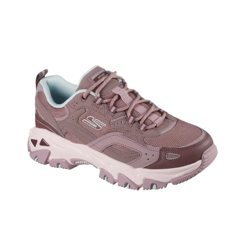 Skechers Low Top Hiking Shoes Women's Pink Brown-2