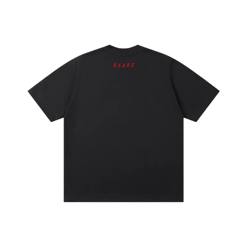 LESS BEARS Drop Shoulder Sleeve T Shirt Women's-3