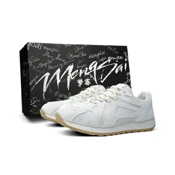 Mengsai Abrasion Resistant Slip Resistant Low Top Casual Shoes Men's Beige