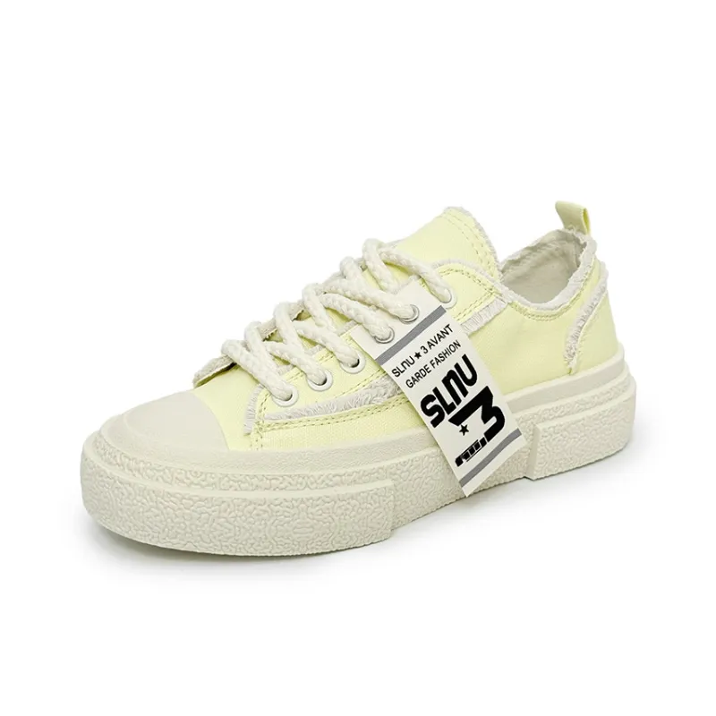 SLNU 3 Canvas Shoes Wear resistant And Lightweight Low Top Skateboard Shoes Unisex-11