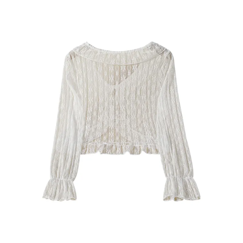 TOUCH Cropped Coats Women's White-1