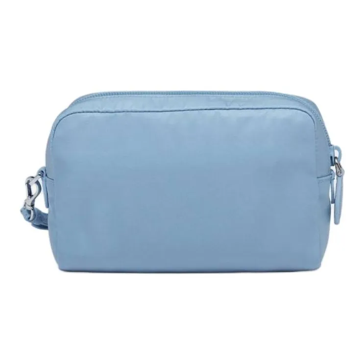 PRADA Re Nylon Recycled Nylon Clutch Women's Blue-2