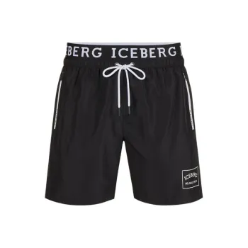 Iceberg Swimming Shorts Men's Black