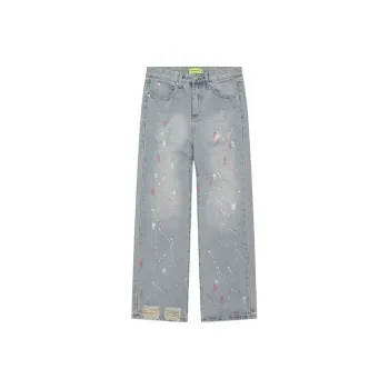 RASHOMONG Jeans Unisex Blue
