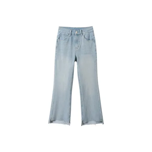 SHUXI Jeans Women's Ore Blue