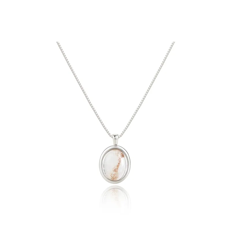 AJIDOU S925 Silver Necklaces Women's-10