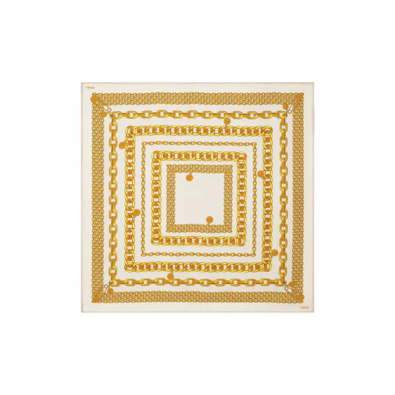 VERSACE Large Treasure Silk Foulard-0