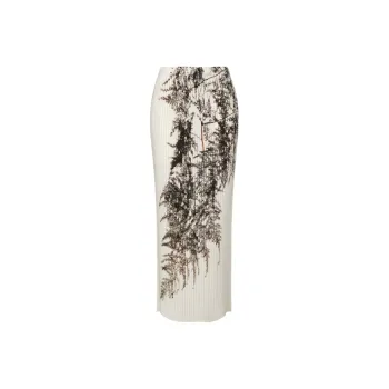 ISSEY MIYAKE Casual Long Skirt Women's White