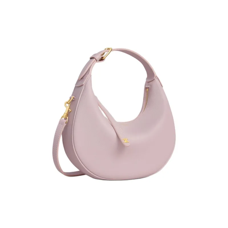 CELINE Calfskin Shoulder Bag, Crossbody Bag, Handbag Women's Pink-1