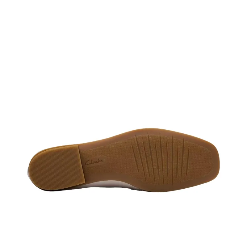 Clarks Sarafyna Iris Loafers 2cm Women's Ecru-5