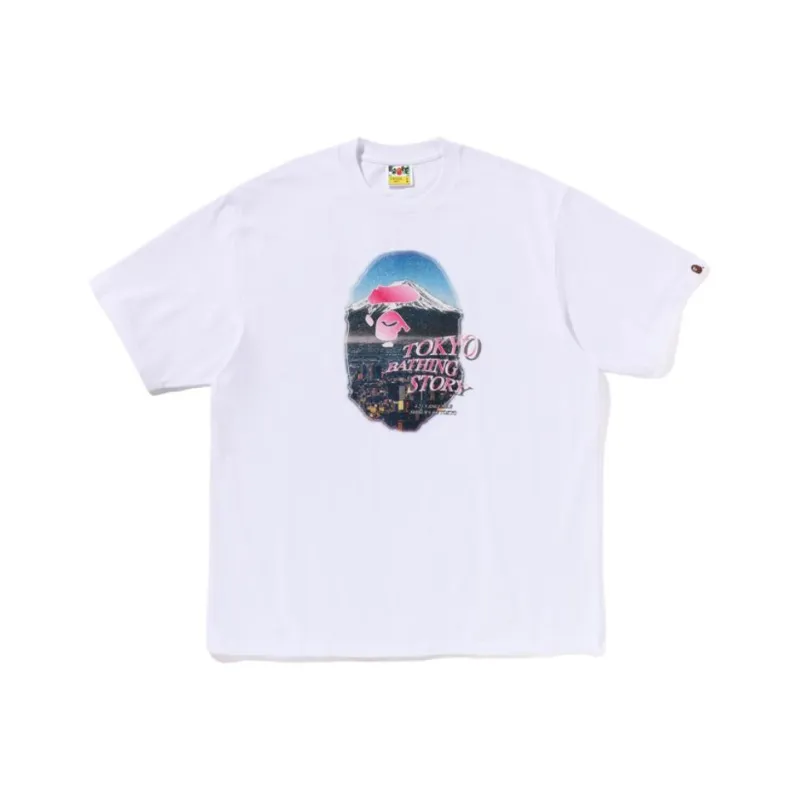 Bape Cityscape Ape Head Relaxed Fit Tee-0
