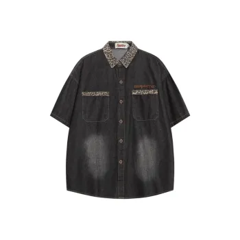 SIL VITIN Denim Jackets Unisex Black