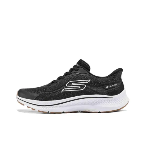 Skechers MEN'S GO Anti Slip Wear Resistant Low Top Running Shoes Men's Black