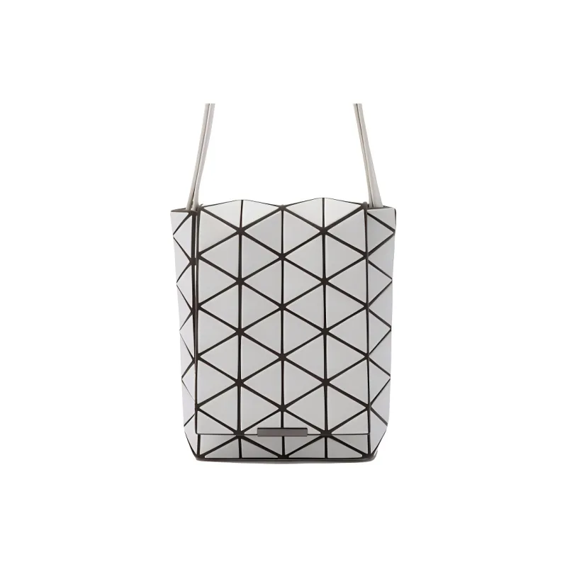 ISSEY MIYAKE PVC Flap Bag, Shoulder Bag, Crossbody Bag Trumpets Women's White-0