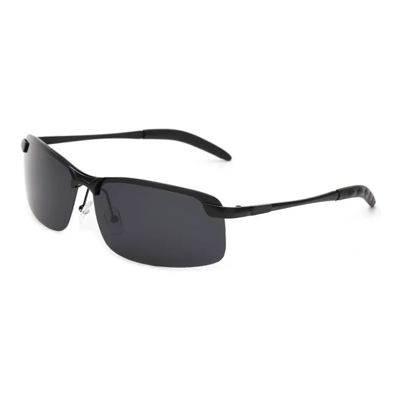 Thunder Pailong Alloy Rectangular Sunglasses Men's-0