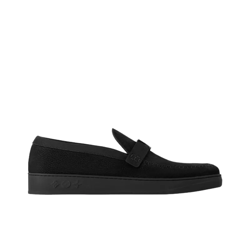 LOUIS VUITTON Resort Loafers Men's Black-1