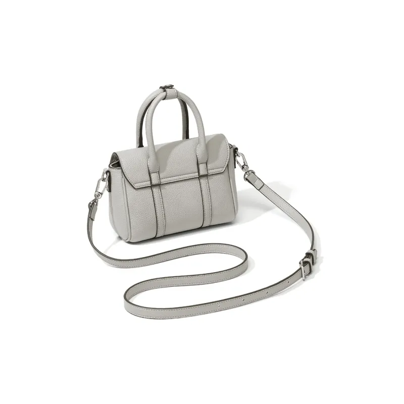 CinvaiKrose Synthetic Leather Shoulder Bag, Crossbody Bag, Mom Handbag Trumpets Women's Gray/Black-2