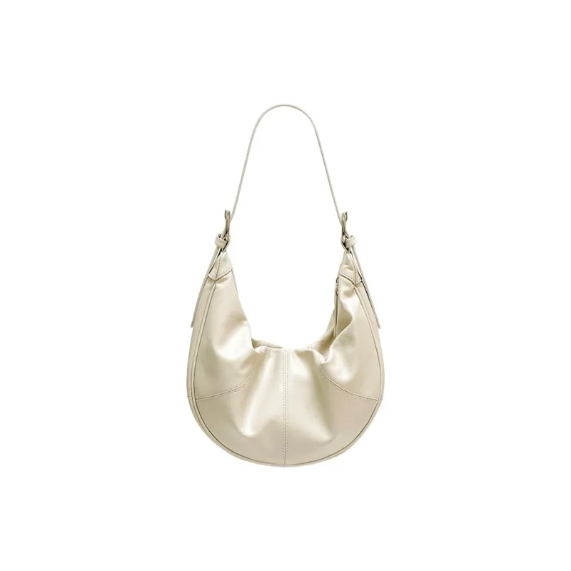 BEMIX PETS Cow Leather Shoulder Bag Regular Women's Milkshake White-1