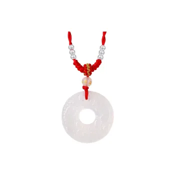 Strange Snow Natural Chalcedony Necklaces Unisex