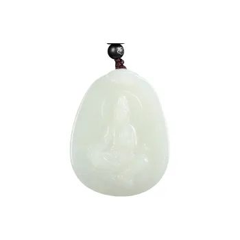 WANYUHUN Hetian Jade Pendants White Jade Unisex