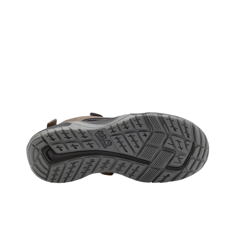Jack Wolfskin LAKEWOOD Beach Sandals Men's Brown-5