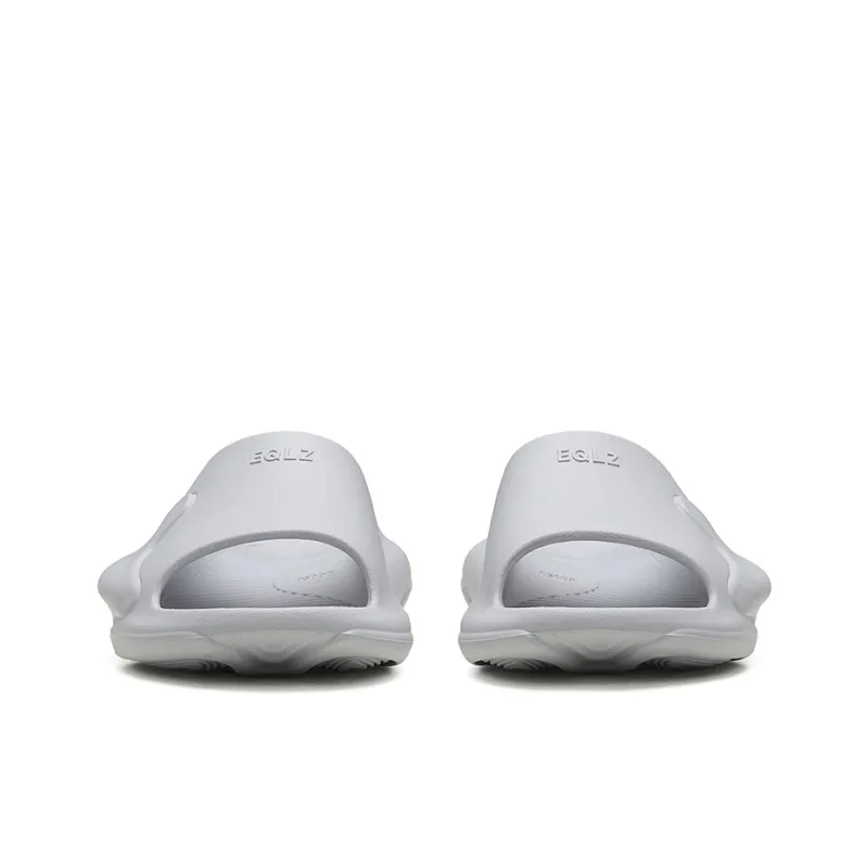 EQLZ EQUALIZER Oasis Slip Resistant Abrasion Resistant Slide Slippers Unisex Lunar Rock Gray-3