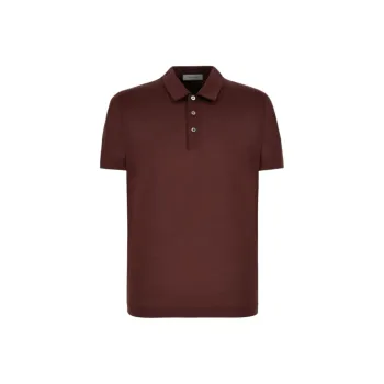 Canali Polo Shirts Men Red