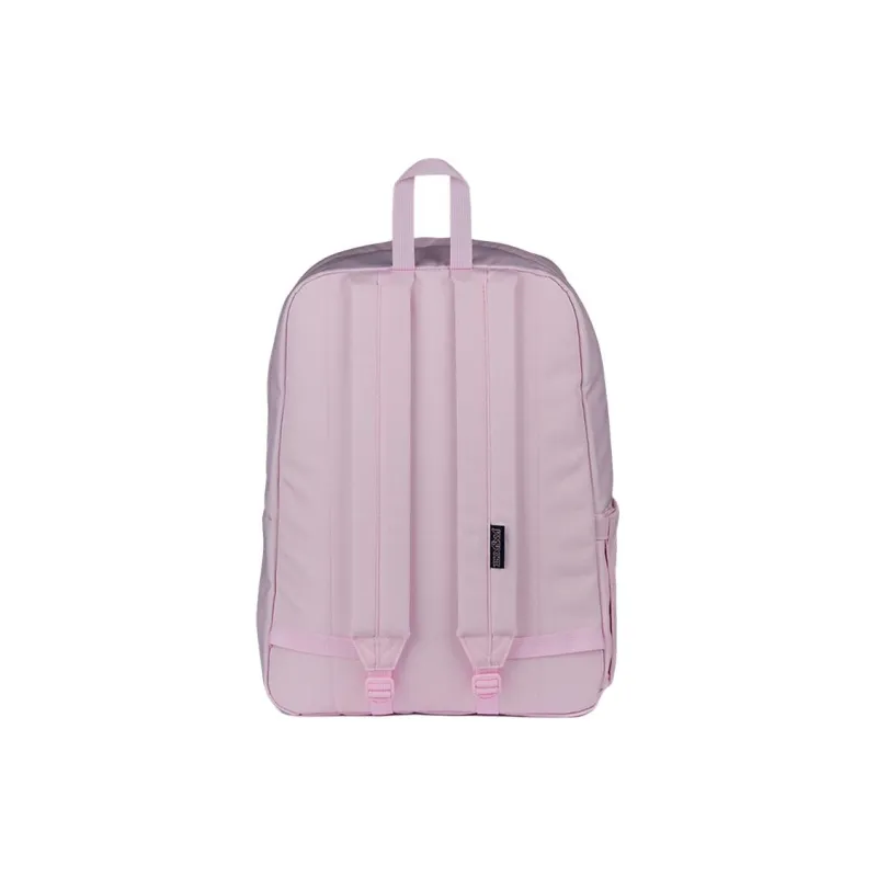 JanSport Polyester Backpack Unisex Pink Cherry Embroidery-2