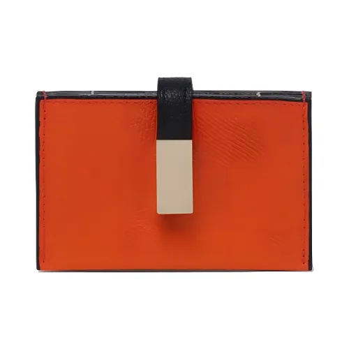 Valextra Millepunte Calfskin Passport Holder Womens Pajama White/Red/Pink/Black