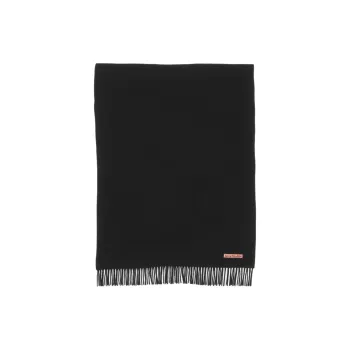 Acne Studios Fringe Oversized Wool Scarf