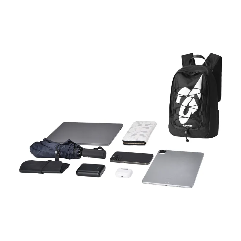 DRACONITE Polyester Backpack Unisex Black-4