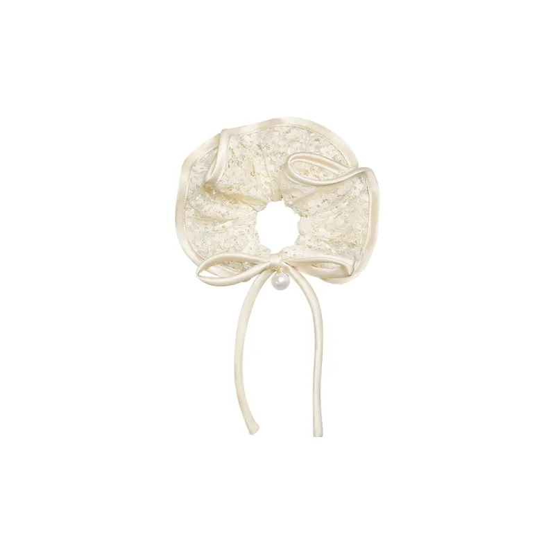 SHINE Fabric, Shell Pearl Hair Tie Women's-0