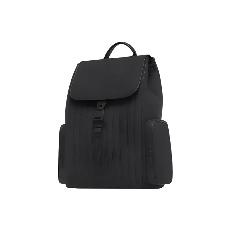 VIHUS Polyurethane Backpack Regular Men's Black-0