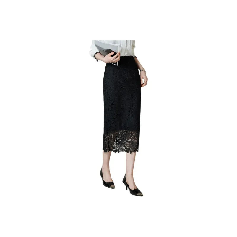 Hang Yi Court Casual Long Skirt Women's-0